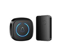 Capteur de Porte et Fenêtre de Type Split, Aimant de Porte, 60 Chansons, Protection, Sécurité, Antivol, Rappel de Volume, Noir, UE.