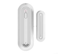 Capteur de porte et fenêtre, détecteur d'alarme intelligent WiFi connecté avec sirène de 90 dB, alertes mobiles réelles, installation simple pour domotique intelligente, compatible avec l'application