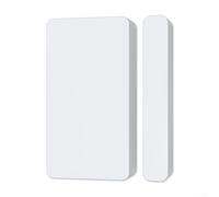 Capteur de porte et fenêtre intelligent WiFi pour application Tuya, alarme de contact magnétique 2,4 GHz avec notification à distance, pour Alexa et Google Assistant, blanc