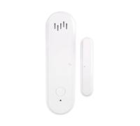 Capteur de porte/fenêtre intelligent Tuya, détecteur d'ouverture/fermeture porte, système d'alarme sécurité domestique, scène d'alerte d'indépendance, sirène 80dB(1pcs)