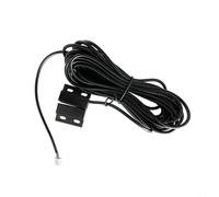 Capteur de porte filaire NdFeB - Interrupteur magnétique pour garage - Détecteur d'ouverture de portail en fer avec aimant puissant - Sortie normalement fermée - Noir - 5 m