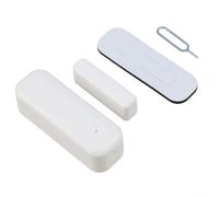 Capteur de porte intelligent pour système de sécurité domestique Zigbee Détecteur de contact sans fil Alertes en temps réel Facile à installer Blanc 7,5 x 4,5 cm (Wi-Fi)