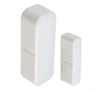 Capteur de porte Smart Home, sans fil 2,4 GHz, capteur de porte à faible puissance pour Tuya et pour écosystèmes Zigbee Alertes d'ouverture/fermeture en temps réel (wifi)