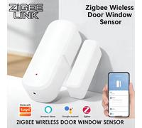 Capteur de porte ZigBee, détecteur de contact magnétique, alarme en temps réel, moniteur de sécurité pour maison intelligente, fonctionne avec Tuya Alexa Google Home zigbee3.0