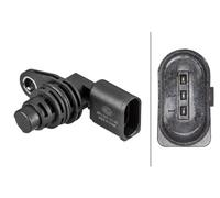 Hella Capteur de position d'arbre à cames 6PU 013 122-671 Principe de Hall 3 pôles pour Audi