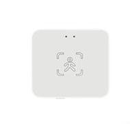 Capteur de présence humaine compatible avec Zigbee - Détection de mouvement intelligente pour la sécurité à domicile - Télécommande via l'application Tuya/Smart Life (B)