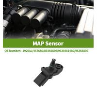 Capteur De Pression Absolue D'Admission MAP Pour CITROEN Berlingo 1.1i 1996-2008 No.1920AJ/467680/89365830/9639381480/96365830 1 Pc
