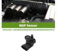 Capteur De Pression Absolue D'Admission MAP Pour RENAULT CLIO 0.9 TCe 90 2012-2018 No.0281006029/H8200758731/223650002R/8200758731 1 Pc