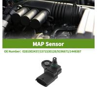 Capteur De Pression Absolue D'Admission Map Pour Vauxhall Pour Astra H Mk5 1.9 Cdti 2005-2009 No.0281002437 1 Pc