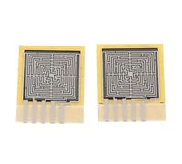Capteur de pression de film 2 PCS, capteur de force résistive de 10 g à 1 kg avec capteur de force haute sensibilité à 4 zones pour claviers de robots de planches à roulettes