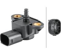 Capteur de pression de suralimentation vissé 3 pôles HELLA pour MERCEDES C- E-KLASSE SPRINTER SMART