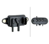 Capteur de pression des gaz d'échappement 6PP 009 409-391 HELLA pour FORD