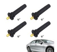 Capteur de Pression des Pneus, 4 Valves TPMS Anti-Explosion en Caoutchouc et Métal pour Voiture, Haute Fiabilité, Performance Stable et Longue Durée de Vie, Kit Complet pour Véhicules Automobiles