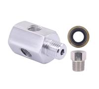 Capteur de pression d'huile Turbo - Adaptateur M12 x 1,5 - Adaptateur de pression 1/8 NPT T - En acier inoxydable - Pression d'huile - Connecteur femelle avec bague d'étanchéité - Pour série 3 E36 E30