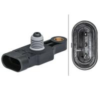 Capteur, pression de suralimentation HELLA 6PP009 403-251