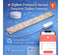 Capteur de pression Zigbee, détection de gravité, détecteur d'occupation intelligent, alimenté par batterie, domotique Tuya pour chaises et tapis de sol