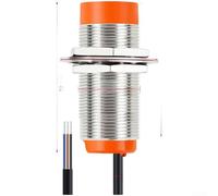 Capteur de proximité capacitif série CR30 M30, distance de détection de 15 mm, prend en charge la sortie NPN PNP et de larges plages de tension pour les tâches d'automatisation (15DP NPN ouvert)