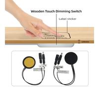 Capteur de proximité DC12V 24V 5A 60W pour panneau de bois, interrupteur tactile pour éclairage LED d'armoire FTS 06