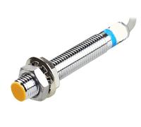 Capteur de proximité inductif M8 M12 M18, détecteur de métaux, 12 V CC 220 V CA, NPN PNP, NO NC, 2 mm, 4 mm, 8 mm(M12-distance 2mm,DC NPN NC)
