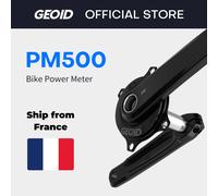 Capteur de puissance pour vélo GEOID PM500, 4 boulons, 110 BCD, axe de 24 mm, manivelle de vélo avec capteur de cadence pour Shimano, précision de ±1,5 %, autonomie de la batterie de 300 h PM500