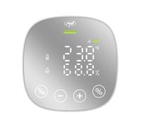 Capteur de qualité de l'air et de dioxyde de carbone (CO2) PNI SafeHouse HS291 avec Wi-Fi, contrôle de l'application Tuya Smart, surveillance du CO2, température, humidité, batterie de secours, alarme