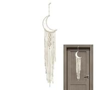Capteur de Rêves Lune - Capteur de Rêves Suspendu Mural Macramé Cadeaux Mères Décoration Murale Attrape-Rêves | Décoration Esthétique Bohème Suspendue Murale pour la Maison Dormir