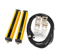 Capteur de rideau lumineux sécurité, dispositif Protection zone à pas 20mm 40mm, barrière grille infrarouge, sortie NPN PNP 12-24V DC(SFL-1620-N2)