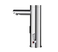 Capteur de robinet de lavabo, mains automatiques de salle de bains, robinet d'eau électrique inductif à économie d'eau sans contact, robinets électriques à batterie