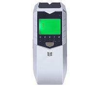 Capteur de scanner mural avec 5 modes de numérisation pour la détection du bois, du métal et des fils AC, détecteur électronique portatif avec affichage LED et avertissement (Argent)