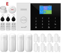 Capteur de sécurité, connexion sans fil, intégration smart home, kit WLAN 4G E, prise UE