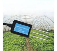 Capteur de sol pour humidité et température, compteur de conductivité avec protection IP68, sortie 0-5V 0-10V 4-20mA sonde aiguille pour irrigation et agriculture (E)