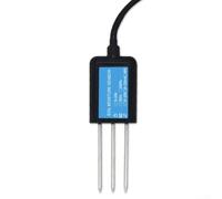 Capteur de sol pour humidité et température, compteur de conductivité avec protection IP68, sortie 0-5V 0-10V 4-20mA sonde aiguille pour irrigation et agriculture (F)