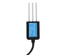 Capteur de sol pour humidité et température, sonde aiguille avec protection IP68, plage de mesure 0-100%, sortie 4-20mA/0-5V/0-10V, Modbus RTU, réponse rapide pour l'irrigation et l'agriculture, noir
