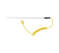 Capteur de sonde thermocouple de type K pour contrôleurs numériques - Pointe en acier inoxydable, plage de -50 °C à 1200 °C, options de longueur 100 mm/300 mm/500 mm (500 mm)