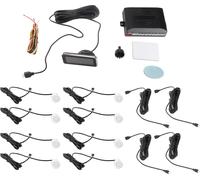 Capteur de stationnement pour voiture Système de radar de recul avec 8 capteurs Détection de la distance Écran LCD Avertisseur sonore Buzzer