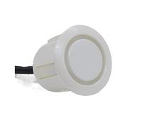Capteur De Stationnement Voiture Automobile Radar De Recul Électronique Arrière Auto Détecteur Arrière Kit D'assistance Buzzer(White)