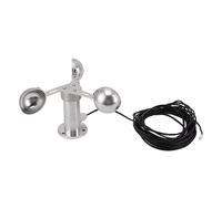 Capteur de surveillance de la vitesse du vent, 0 à 3,8 V, 3 tasses, anémomètre en alliage d'aluminium, détecteur de mesure du vent, outil de rechange pour stations météorologiques