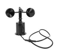 Capteur de surveillance de la vitesse du vent, anémomètre ultrasonique extérieur haute précision 4-20 mA 9-30 V, matériau ABS résistant aux intempéries pour serres, quais de