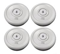 Capteur de surveillance d'inondation sans fil compatible avec Tuya Remote Check, alarme de fuite d'eau sonore de 90 à 110 dB pour protection contre les débordements de tuyaux ménagers (4 pièces)