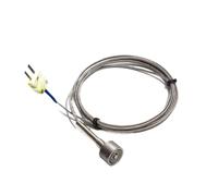Capteur de température à Thermocouple 0-450 degrés, Type K avec fil blindé en acier inoxydable, 1 pièce(8m)