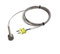 Capteur de température à Thermocouple à forte Adsorption magnétique, type K 0-450 degrés avec fil blindé en acier inoxydable(9m)