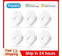 Capteur de température Aqara Zigbee, capteur intelligent de pression d'air et d'humidité, contrôle intelligent sans fil pour l'application Xiaomi Mi Home Aqara Sensor 4pcs