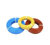 Capteur de température Câble de compensation de ligne de mesure haute température K/T/J Type 2 * 0,3/2 * 0,5 mm 2 conducteurs PTFE isolant blindé fil thermocouple(K Type,100M_0.3MM)