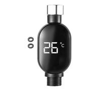 Capteur de température de douche - Compteur d'affichage numérique à lecture instantanée, thermomètre à eau imperméable, appareil de en temps réel, outil de sécurité des salles de bains |