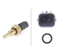 Hella Sonde de température liquide de refroidissement 6Pt 009 309-421 12V 2 pôles vissé