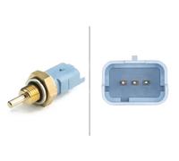 Hella Sonde de température 6Pt 009 309-521 – Liquide de refroidissement 3 pôles