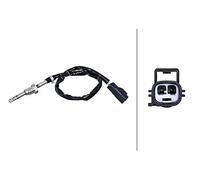 Hella Capteur de température des gaz d'échappement 6PT 010 376-401 2 broches vissé câble 390 mm
