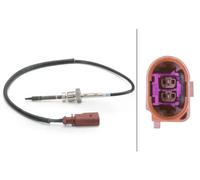 Hella Capteur de température des gaz 6Pt 014 494-111 2 pôles vissé câble 242 mm