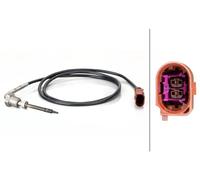 HELLA Palpeur de température des gaz 6PT 014 494-531 2 pôles, vissé, câble 1000 mm