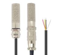 Capteur de température et d'humidité, câble de sonde, tête métallique, capteurs de capacité numériques, longueur 1M, sortie I2C(SHT40 Style B)